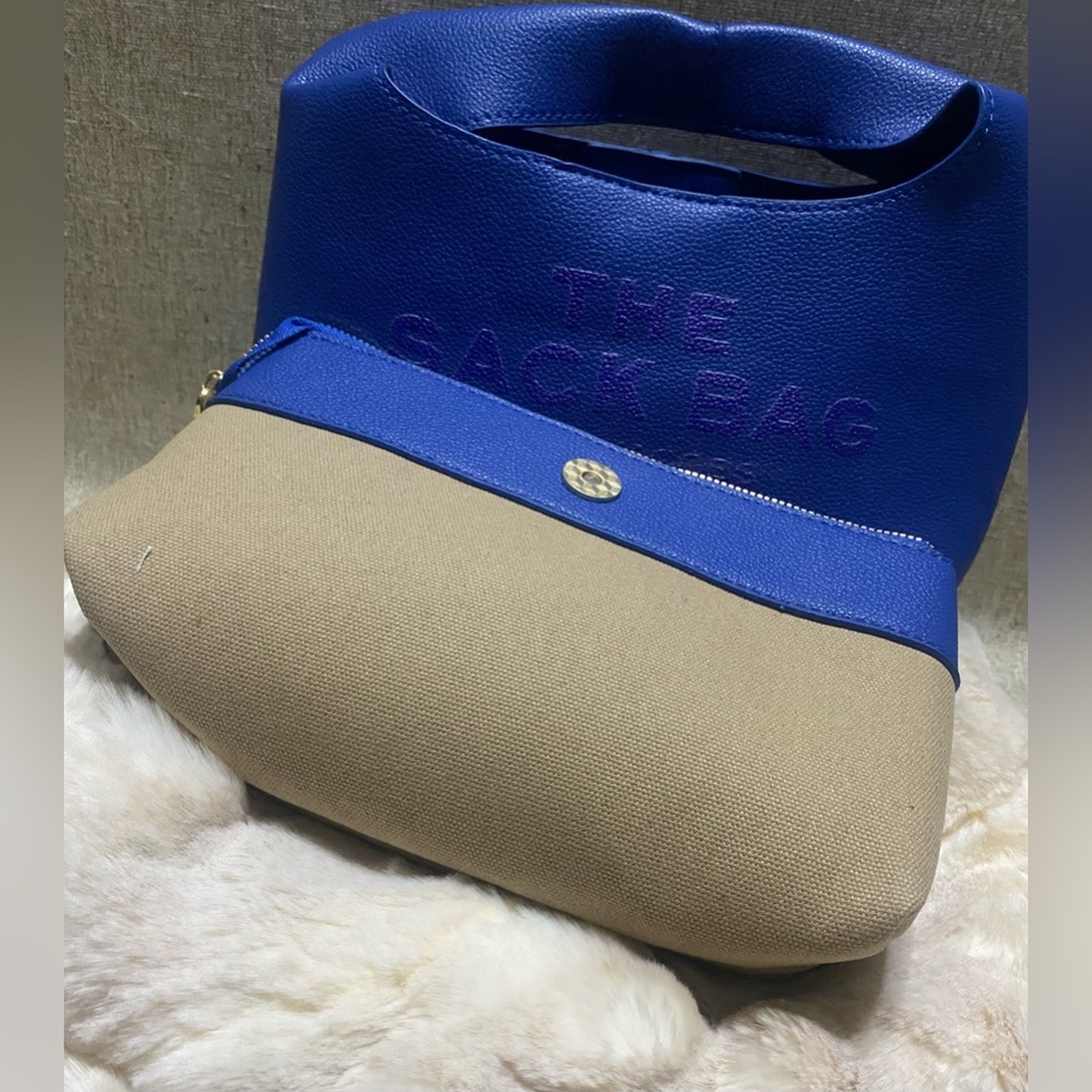 🦋Blue and Tan Clutch & Wristlet Set🦋 - Picture 15 of 17